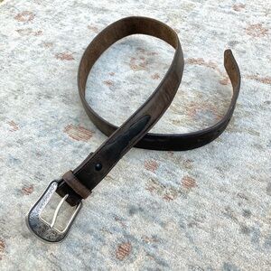 3C Mens Leather Belt Sz 38